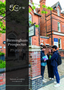 MPW Birmingham Prospectus 2022-23 Cover